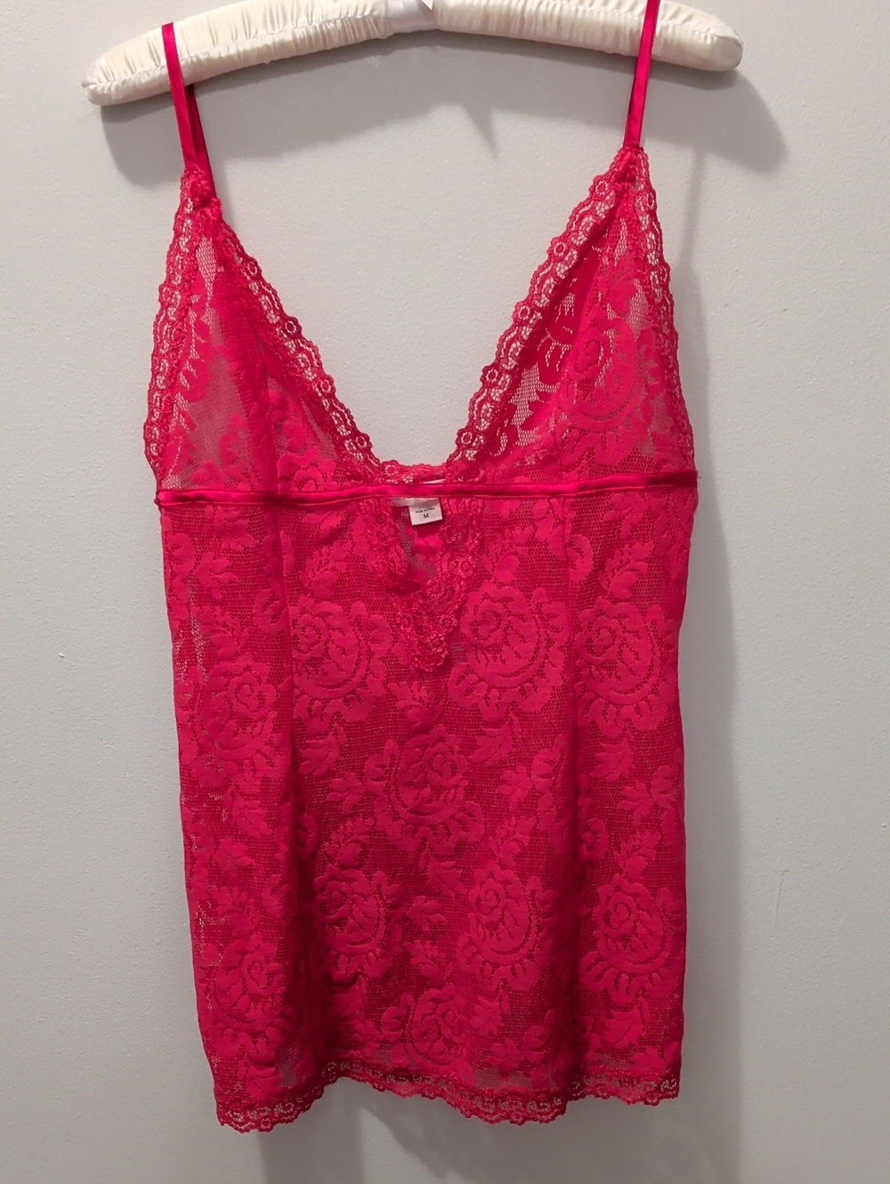 Vintage Y2K Victoria's Secret Red Lace Chemise ♥️